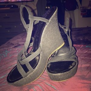 Italian shoemaker summer wedge heels